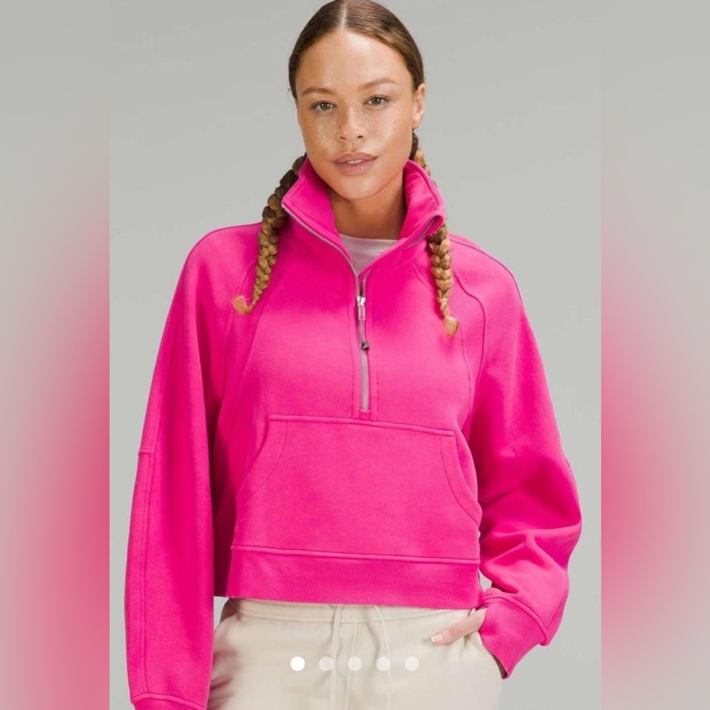Lululemon scuba funnel neck half zip